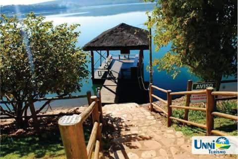 Aldeia Do Lago C204- Com Cozinha , Churrasqueira E Bebidas Liberadas No Parque Aquatico, Internet Banda Larga, Ponto Recarga De Carro Eletrico Калдас-Новас Экстерьер фото